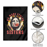 Native American Awareness Gift Garden Flag No More Stolen Sisters MMIW Support