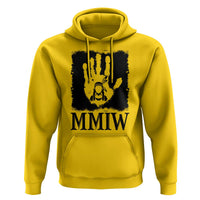 Stop MMIW Hoodie Voices For Stolen Sisters Red Handprint Graphic