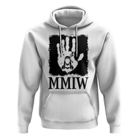 Stop MMIW Hoodie Voices For Stolen Sisters Red Handprint Graphic