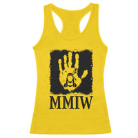 Stop MMIW Racerback Tank Top Voices For Stolen Sisters Red Handprint Graphic