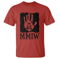 Stop MMIW T Shirt Voices For Stolen Sisters Red Handprint Graphic