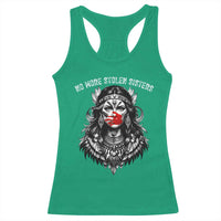 MMIW Awareness Support Racerback Tank Top No More Stolen Sisters