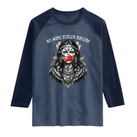 MMIW Awareness Support Raglan Shirt No More Stolen Sisters