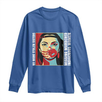 MMIW Awareness Support Long Sleeve Shirt Voices For Stolen Sisters Native American