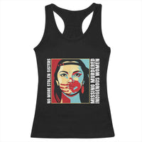 MMIW Awareness Support Racerback Tank Top Voices For Stolen Sisters Native American