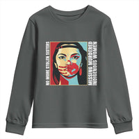 MMIW Awareness Support Youth Sweatshirt Voices For Stolen Sisters Native American