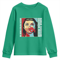 MMIW Awareness Support Youth Sweatshirt Voices For Stolen Sisters Native American