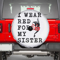 MMIW Awareness Month Native American Spare Tire Cover I Wear Red For My Sister