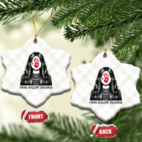 MMIW Strong Resilient Indigenous Ceramic Ornament Stand With Native Women Support