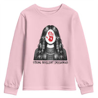 MMIW Strong Resilient Indigenous Youth Sweatshirt Stand With Native Women Support