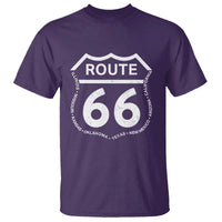 Vintage Route Highway 66 Road Trip T Shirt Mother Road All States