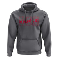 Retro Missouri State Pride Hoodie Groovy Wavy Typography