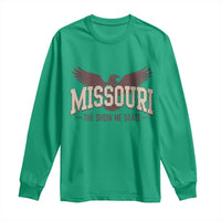 Vintage Missouri Eagle Long Sleeve Shirt Missouri The Show Me State Retro Distressed