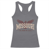Vintage Missouri Eagle Racerback Tank Top Missouri The Show Me State Retro Distressed