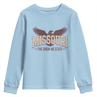 Vintage Missouri Eagle Youth Sweatshirt Missouri The Show Me State Retro Distressed