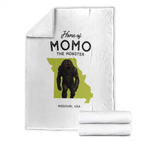 Louisiana Missouri Cryptid Lover Throw Blanket Home Of Momo The Monster