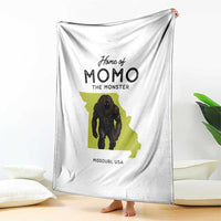 Louisiana Missouri Cryptid Lover Throw Blanket Home Of Momo The Monster