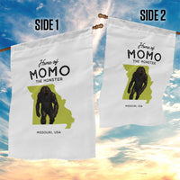 Louisiana Missouri Cryptid Lover Garden Flag Home Of Momo The Monster