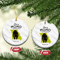 Louisiana Missouri Cryptid Lover Ceramic Ornament Home Of Momo The Monster