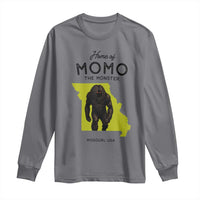 Louisiana Missouri Cryptid Lover Long Sleeve Shirt Home Of Momo The Monster