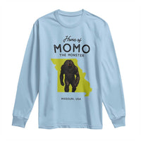 Louisiana Missouri Cryptid Lover Long Sleeve Shirt Home Of Momo The Monster