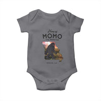 Momo The Monster Folklore Baby Onesie Louisiana Missouri Cryptid Lover Gift