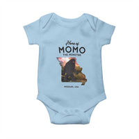 Momo The Monster Folklore Baby Onesie Louisiana Missouri Cryptid Lover Gift