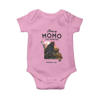 Momo The Monster Folklore Baby Onesie Louisiana Missouri Cryptid Lover Gift