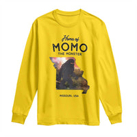 Momo The Monster Folklore Long Sleeve Shirt Louisiana Missouri Cryptid Lover Gift