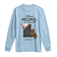 Momo The Monster Folklore Long Sleeve Shirt Louisiana Missouri Cryptid Lover Gift