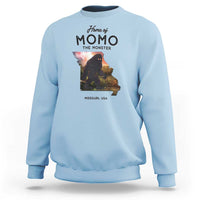 Momo The Monster Folklore Sweatshirt Louisiana Missouri Cryptid Lover Gift