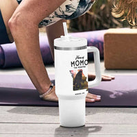 Momo The Monster Folklore Tumbler With Handle Louisiana Missouri Cryptid Lover Gift