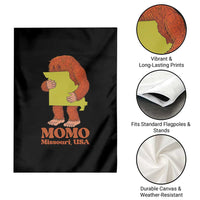 Missouri Cryptid Local Legend Garden Flag Momo The Monster Lover Graphic