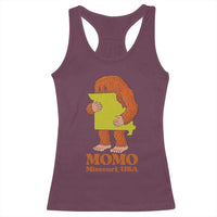 Missouri Cryptid Local Legend Racerback Tank Top Momo The Monster Lover Graphic