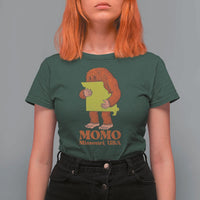 Missouri Cryptid Local Legend T Shirt For Women Momo The Monster Lover Graphic