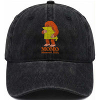 Missouri Cryptid Local Legend Washed Cotton Baseball Cap Momo The Monster Lover Graphic