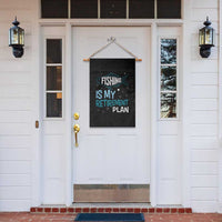 Fishing Is My Retirement Plan Garden Flag Perfect For Retirees And Fishing Lovers - Wonder Print Shop