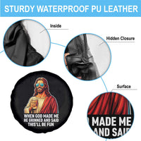 Funny Religious Jesus Spare Tire Cover Wait Im Goated