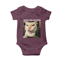 Funny Cat Meme Lover Baby Onesie Wait Im Goated