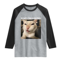 Funny Cat Meme Lover Raglan Shirt