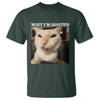 Funny Cat Meme Lover T Shirt Wait Im Goated