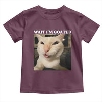 Funny Cat Meme Lover Toddler T Shirt Wait Im Goated