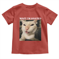 Funny Cat Meme Lover Toddler T Shirt Wait Im Goated