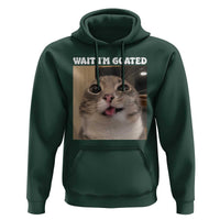 Funny Silly Cat Meme Hoodie Wait Im Goated