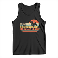 Vintage Dog Dad Tank Top The Man The Myth The Snack Dealer