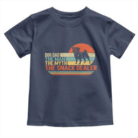 Vintage Dog Dad Toddler T Shirt The Man The Myth The Snack Dealer