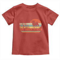 Vintage Dog Dad Toddler T Shirt The Man The Myth The Snack Dealer