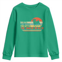 Vintage Dog Dad Youth Sweatshirt The Man The Myth The Snack Dealer