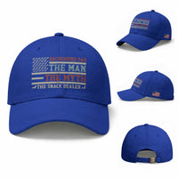 American Flag Dachshund Dad Baseball Cap The Man The Myth The Snack Dealer