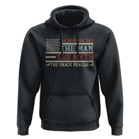 American Flag Dachshund Dad Hoodie The Man The Myth The Snack Dealer